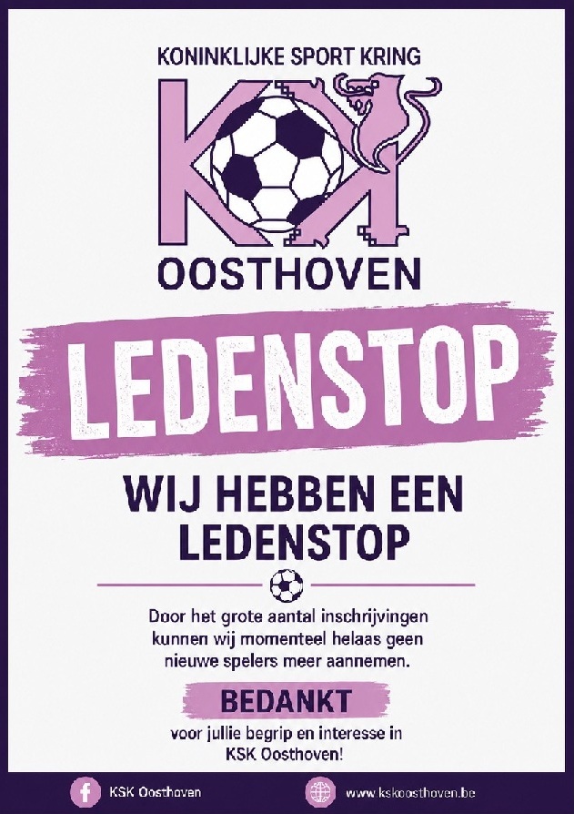 ledenstop